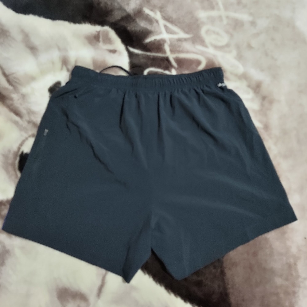 New balance 短褲 有內三角褲 輕量 慢跑 側拉鍊 M 170/78A 688-細節圖4