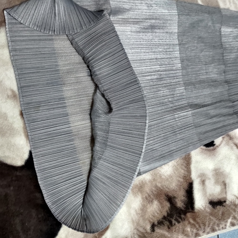 CA 三宅風 摺裙 過膝裙 M-L可穿 600 香港製-細節圖2