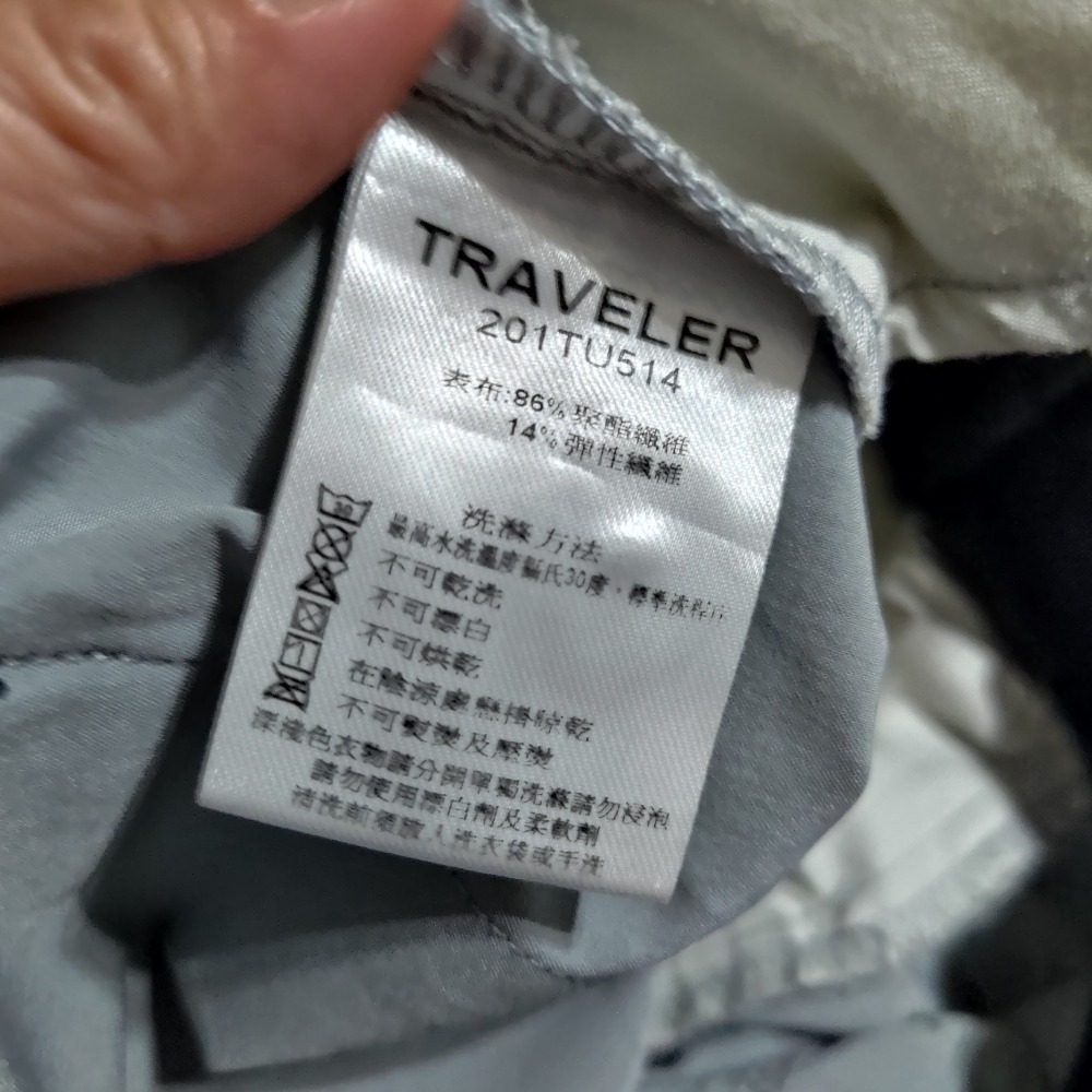 TRAVELER 旅行者 女款 彈性14% 8分褲 S 688機能褲 登山 運動-細節圖4