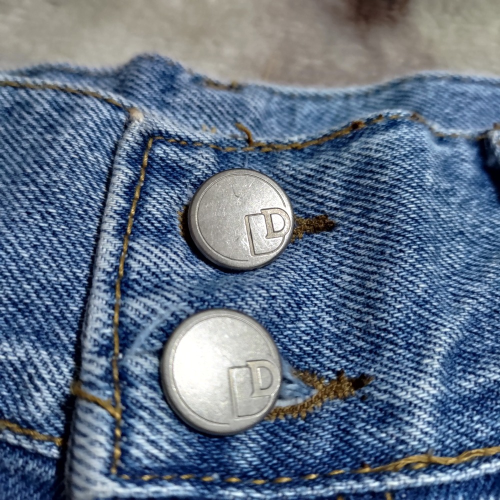 韓國 D.percent 女款 高腰 無彈性 牛仔短褲 M 388-細節圖4