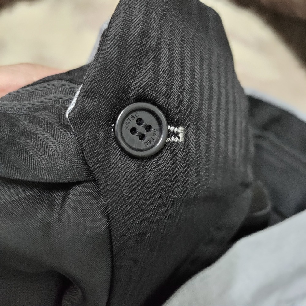 SST&C 羊毛45% 修身 西裝褲 光澤亮面 780 32腰-細節圖4