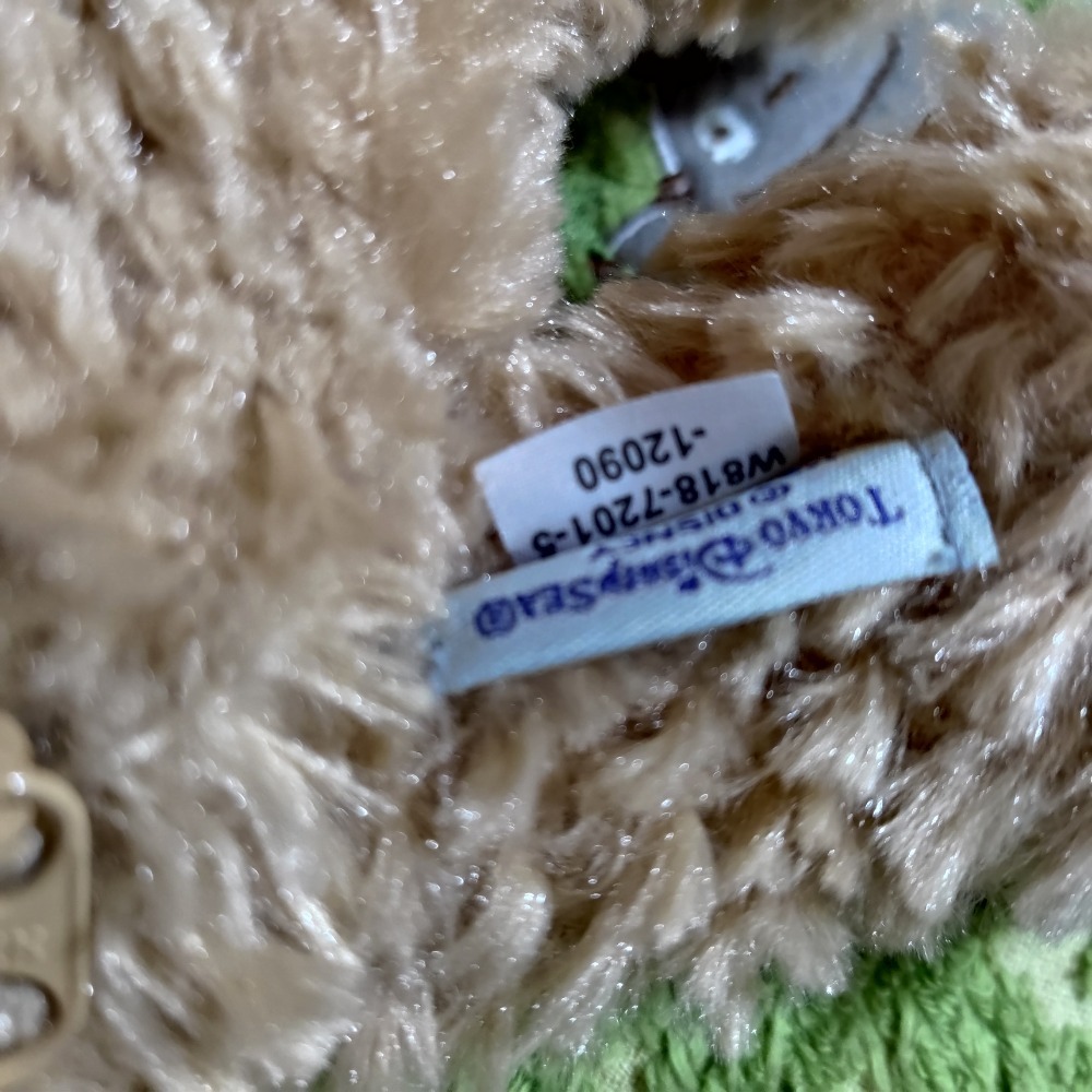 日本 海洋迪士尼 達菲 雪莉玫 側掛包 吊飾 零錢包 收納包 側頭拉鍊包 一隻600-細節圖7