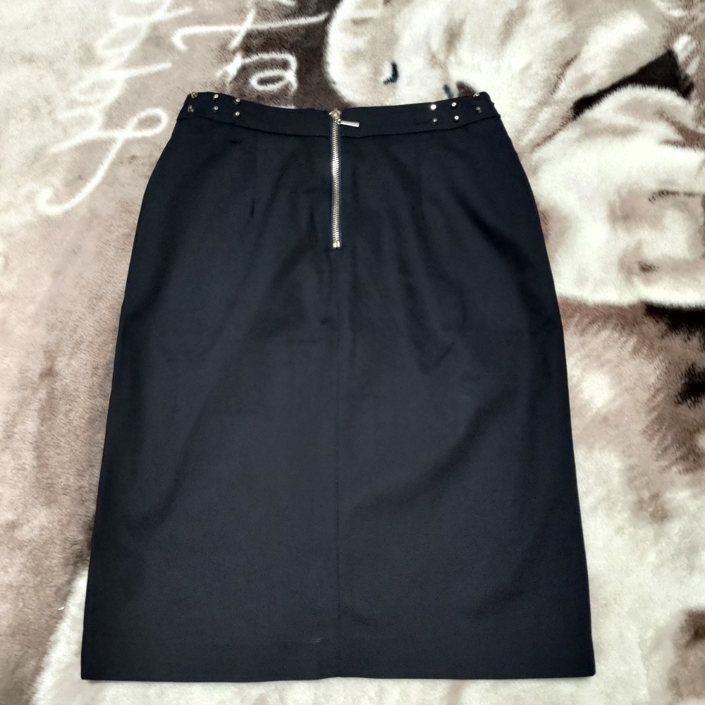 SO NICE 黑色 短裙 窄裙 S 320 彈性-細節圖2