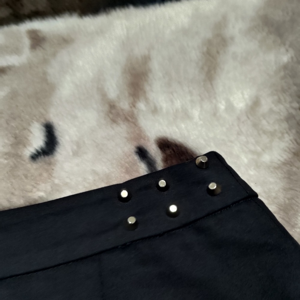 SO NICE 黑色 短裙 窄裙 S 320 彈性-細節圖6