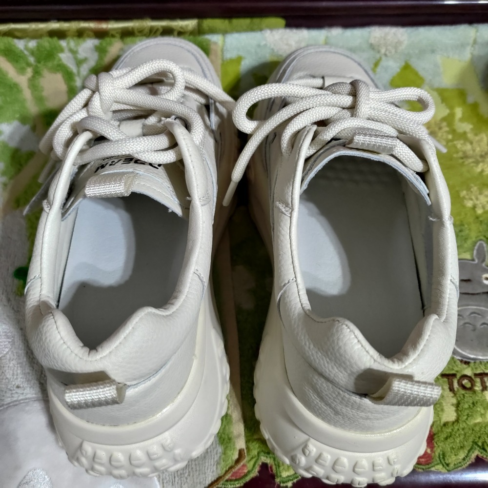 真皮 厚底鞋 米色 23號 700 氣墊內裏-細節圖2