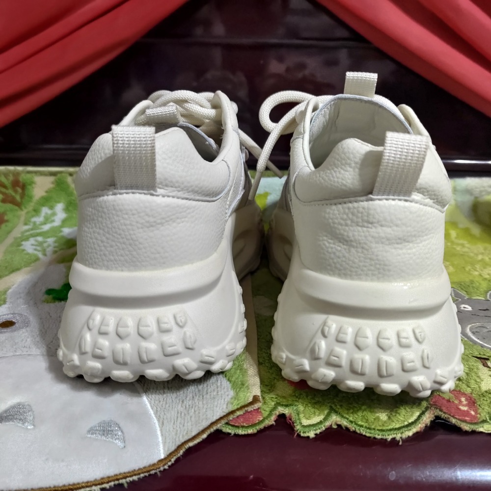 真皮 厚底鞋 米色 23號 700 氣墊內裏-細節圖3