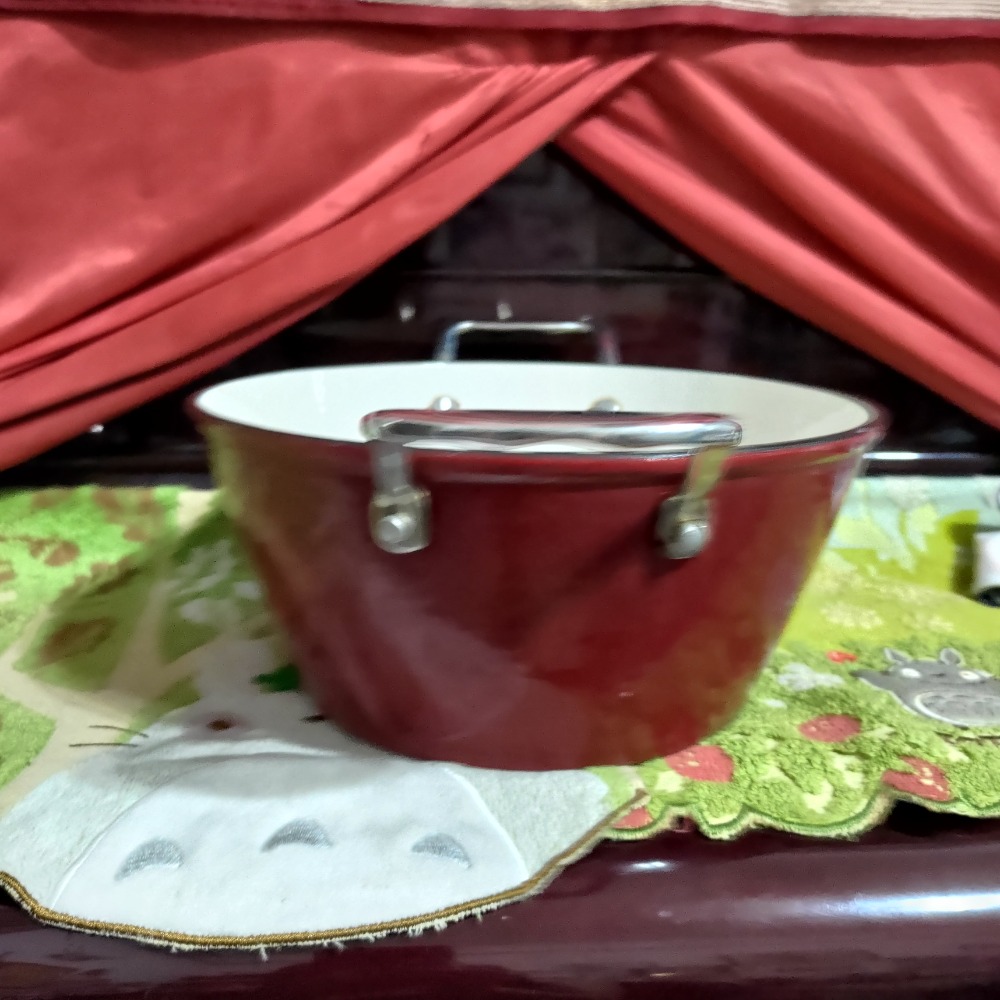 二手 SILWA 雙耳湯鍋 紅色 460-細節圖4