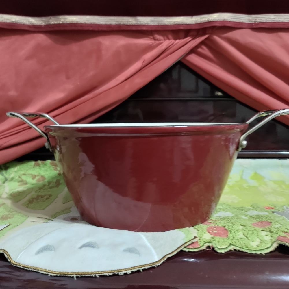 二手 SILWA 雙耳湯鍋 紅色 460-細節圖5