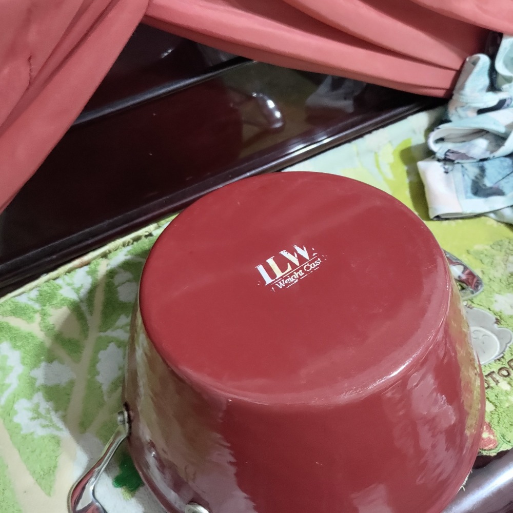 二手 SILWA 雙耳湯鍋 紅色 460-細節圖7