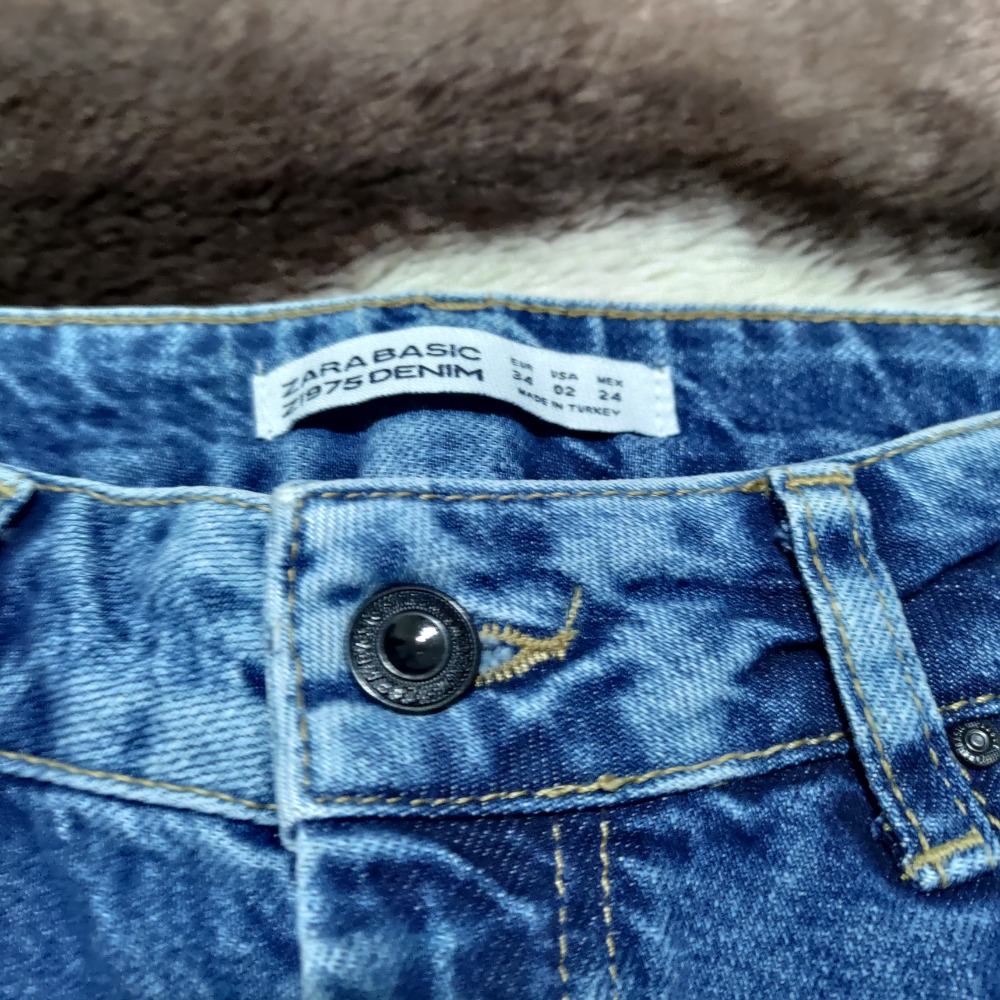 ZARA牛仔褲 Z1975 DENIM 尺吋EUR34/USA02 600-細節圖3