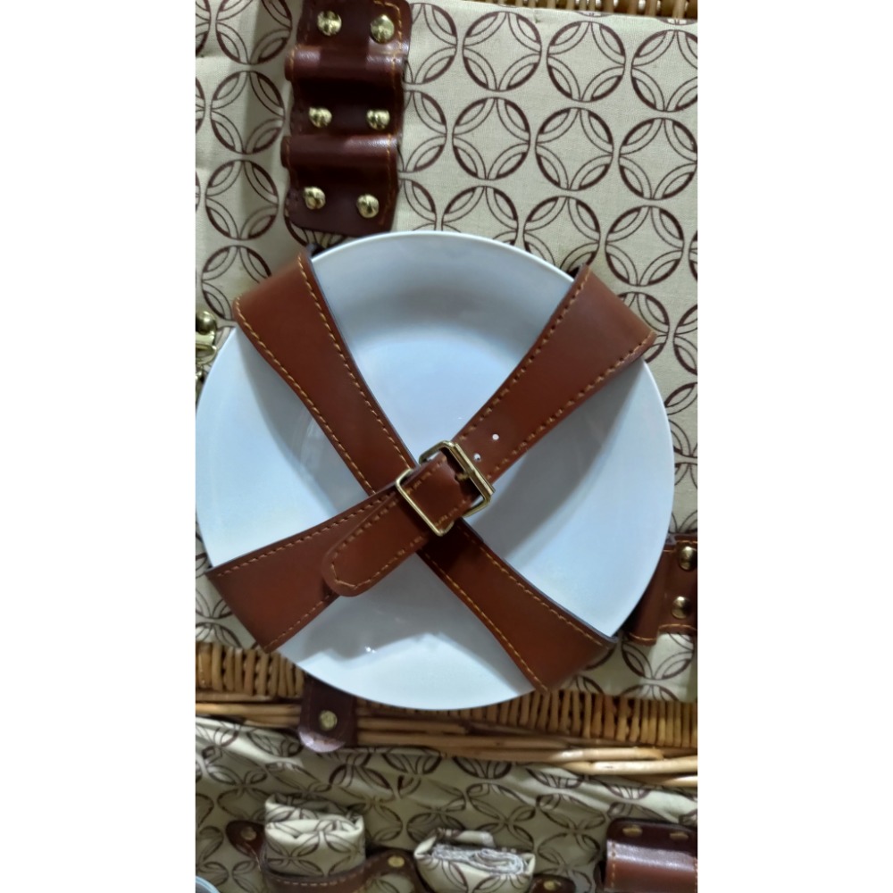 戶外 野餐 籃子 保溫 袋 柳編手提 2280-細節圖2