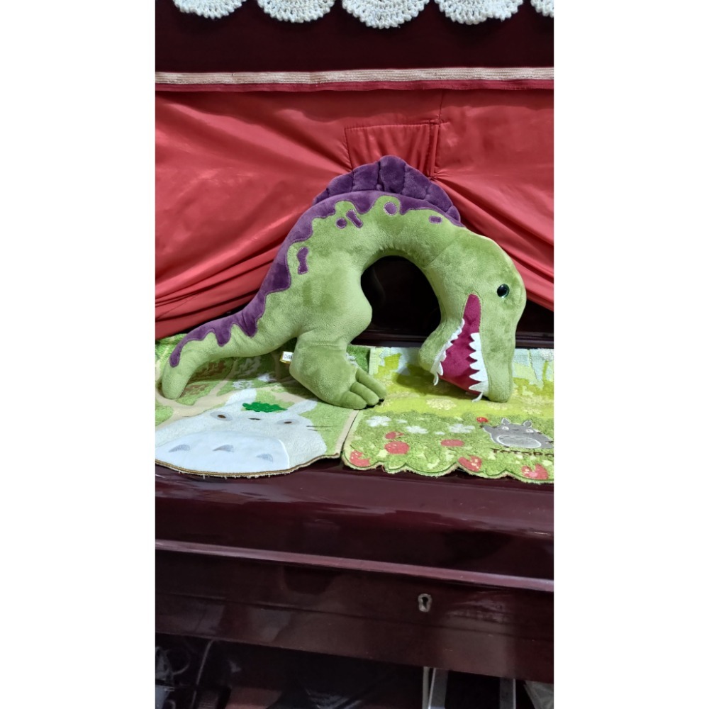 韓國 PROM 恐龍造型枕 暴龍 1200 白雪公主 絨毛娃娃 水汪汪 迪士尼 320白雪已售-細節圖2