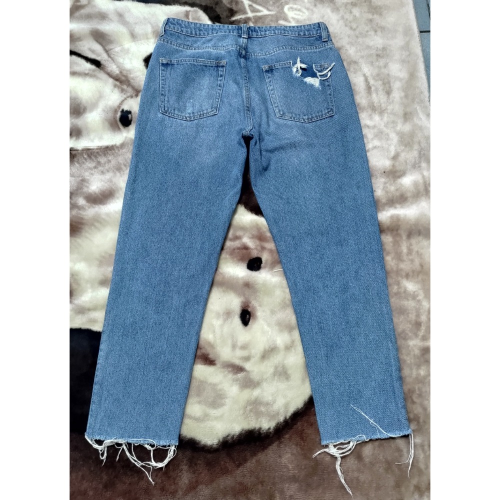 NET 刷破 牛仔褲 40號 170/78A  400-細節圖2