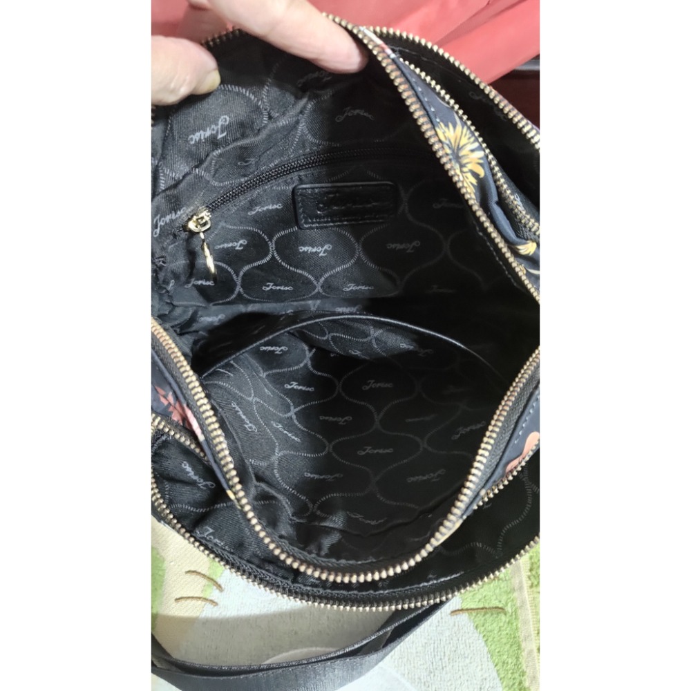 Jcrisc 真皮 防潑水 尼龍 肩背包 斜背包 多格層 880-細節圖6