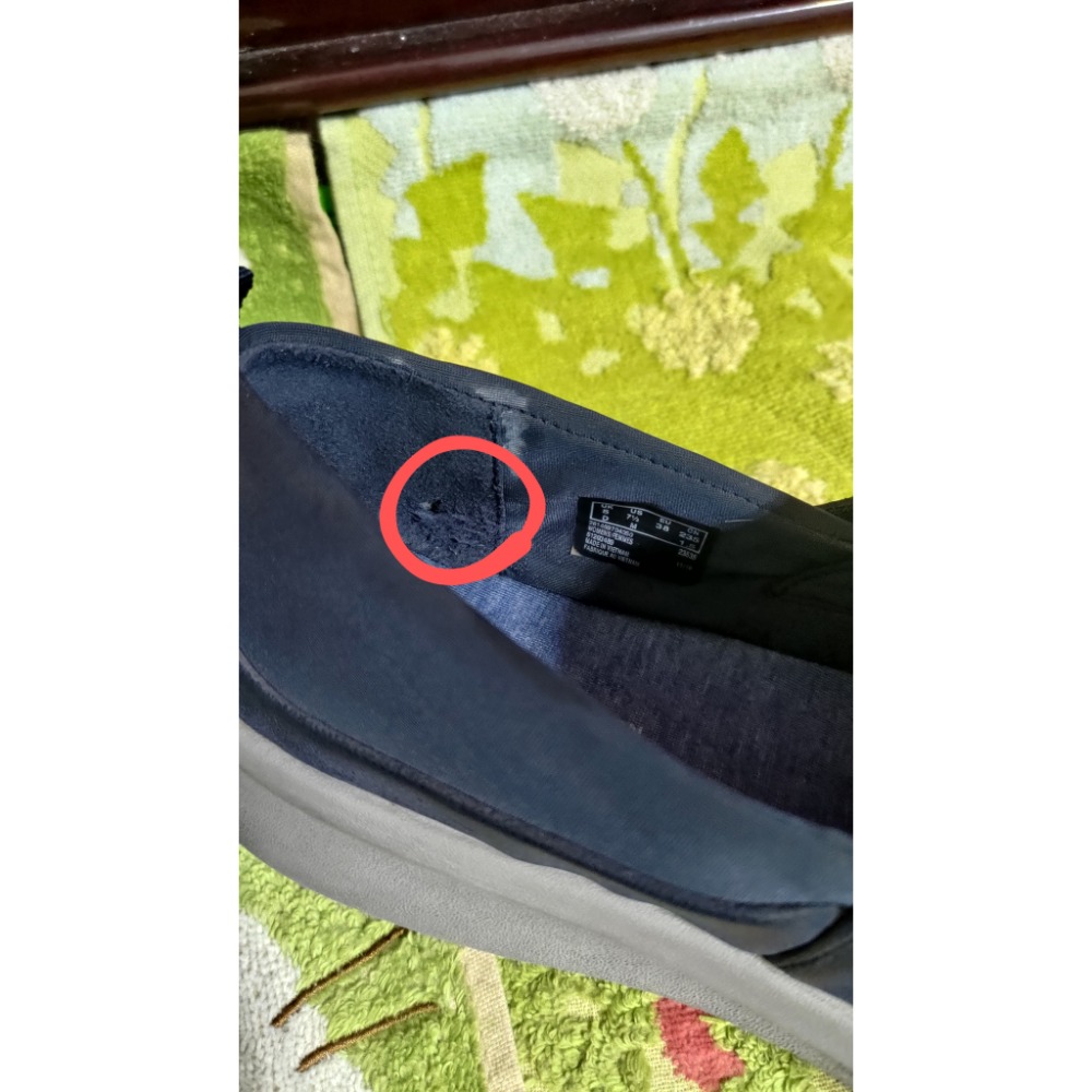 Clarks 包鞋 魔鬼氈 休閒鞋 福樂鞋 海軍藍 us7.5 CN235 EU38 500-細節圖10