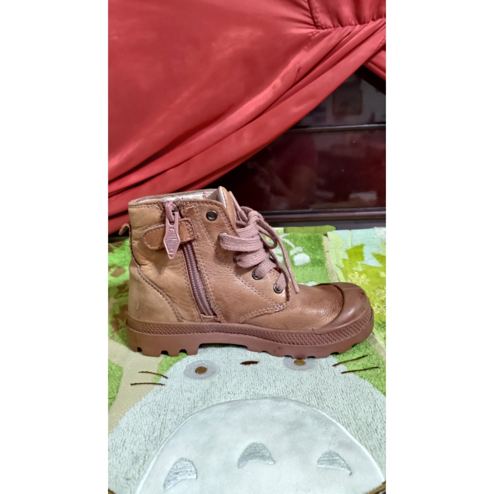 palladium 真皮 童靴 輕量 標USA11 EUR28.5 980-細節圖4