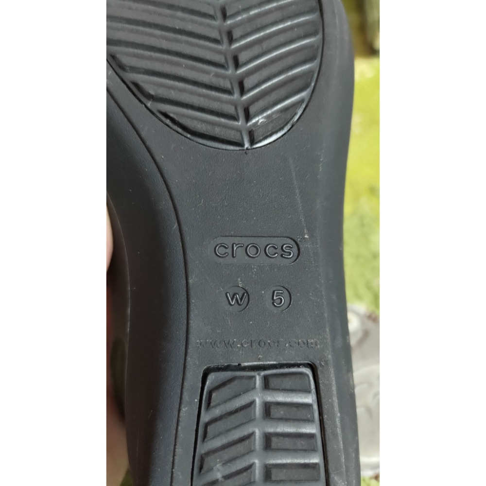 Crocs 卡駱馳 果凍鞋 透氣 楔型 拖鞋 W5歐碼35碼 長度21公分 650-細節圖8