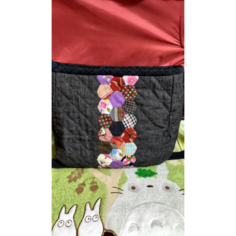 拼布包 肩背包 斜背包 領結造型 長夾 合售 2050-細節圖3