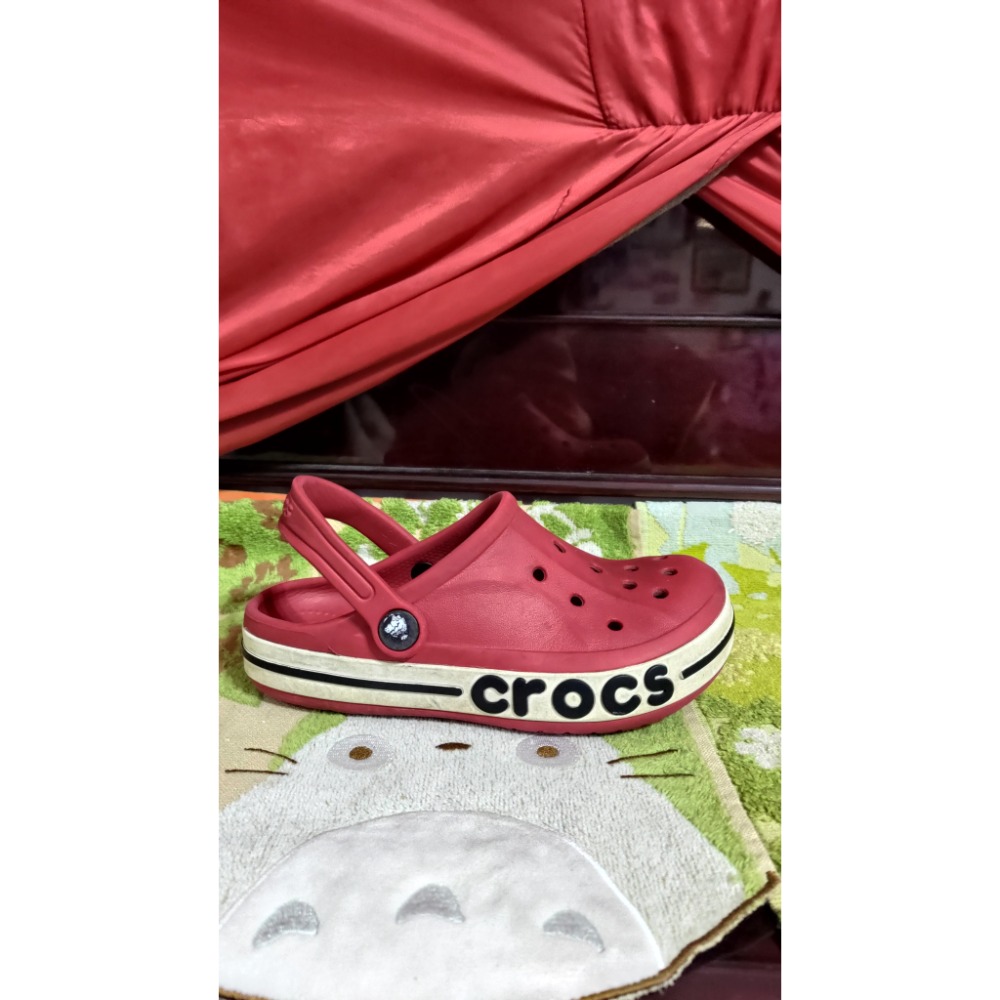 Crocs 卡駱馳 中性 20公分 紅色 J1 680-細節圖8