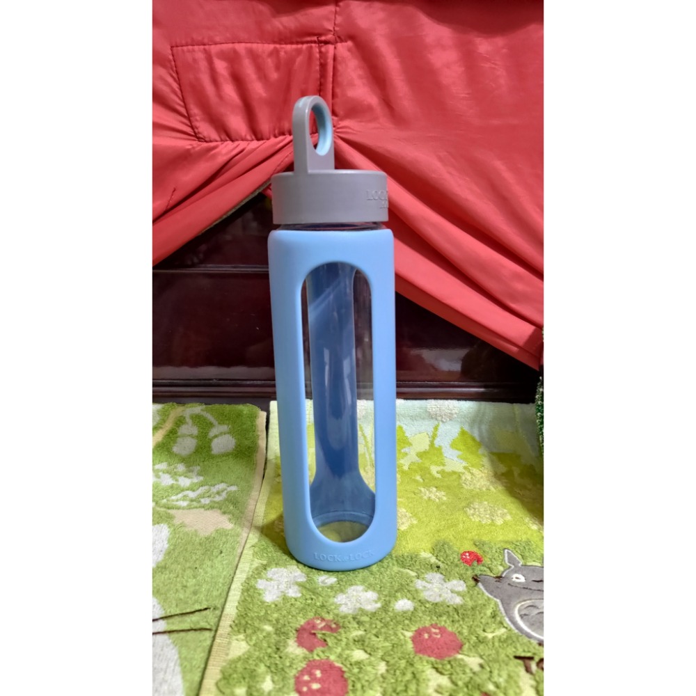 LOCK&LOCK 矽膠耐熱 玻璃水壺 藍色 510ml 320-細節圖3
