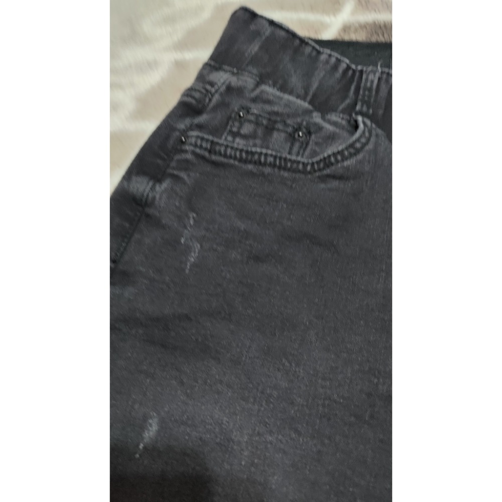 正韓 HOWLUK 鬆緊腰 牛仔褲 彈性 S 500-細節圖2