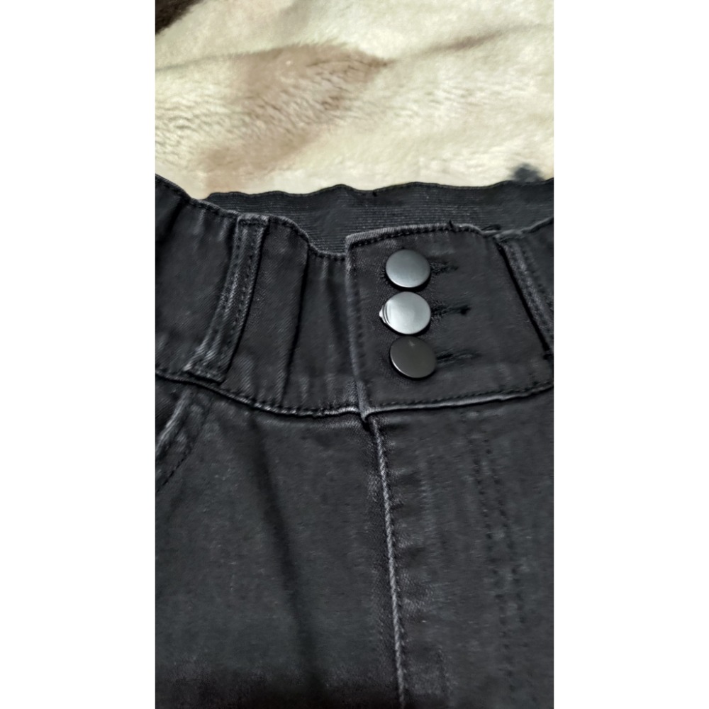 正韓 all plan 高腰 彈性 牛仔褲 喇叭褲 M 550-細節圖5