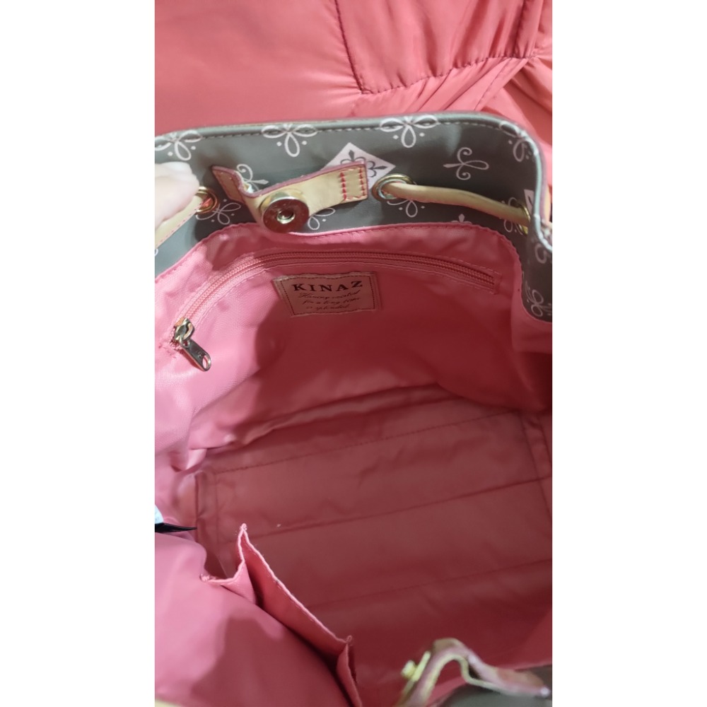 二手 牛皮 kinaz 肩背包 斜背包 水筒包 700-細節圖7