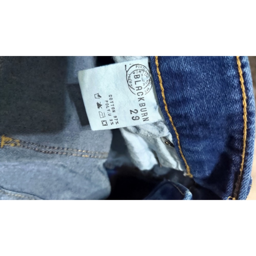 W.COCORO 牛仔褲 29腰 全新 700，blackburn 29腰 450，HOWLUK L 550 都有彈性-細節圖6