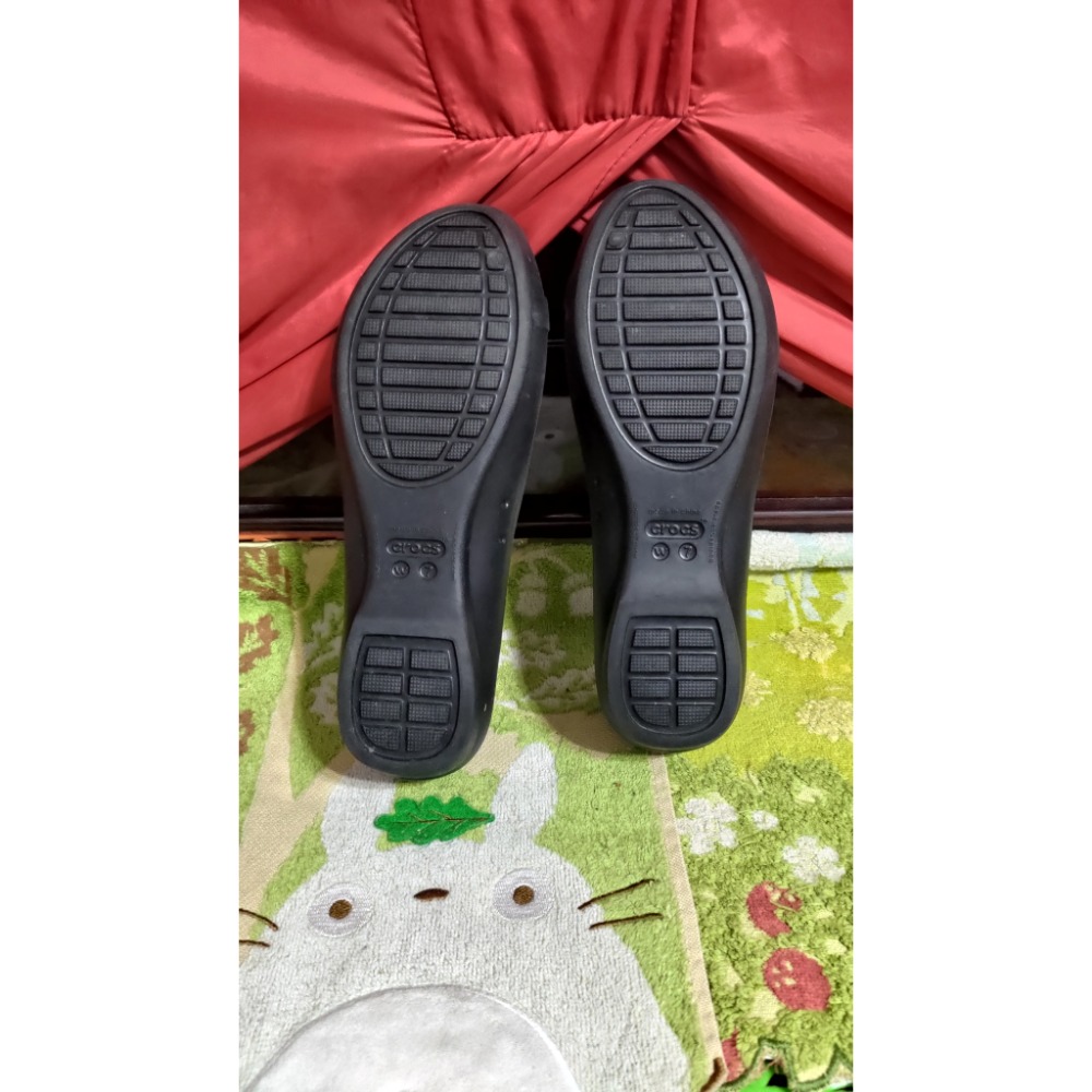 Crocs 7號 彩虹 黑色 平底鞋 休閒鞋 防水 運動 舒適鞋 750-細節圖7