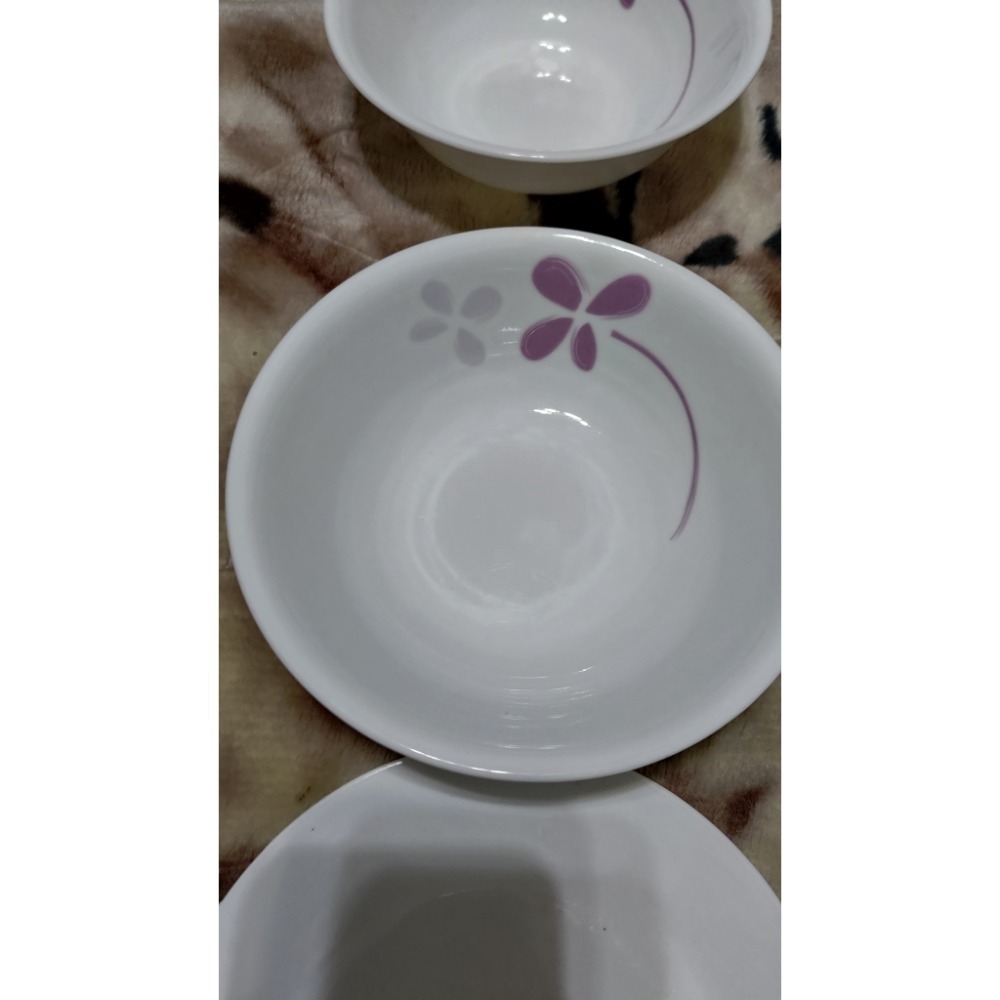 CORELLE 12吋腰子盤   康寧二手水果盤強化瓷 淺盤-細節圖4