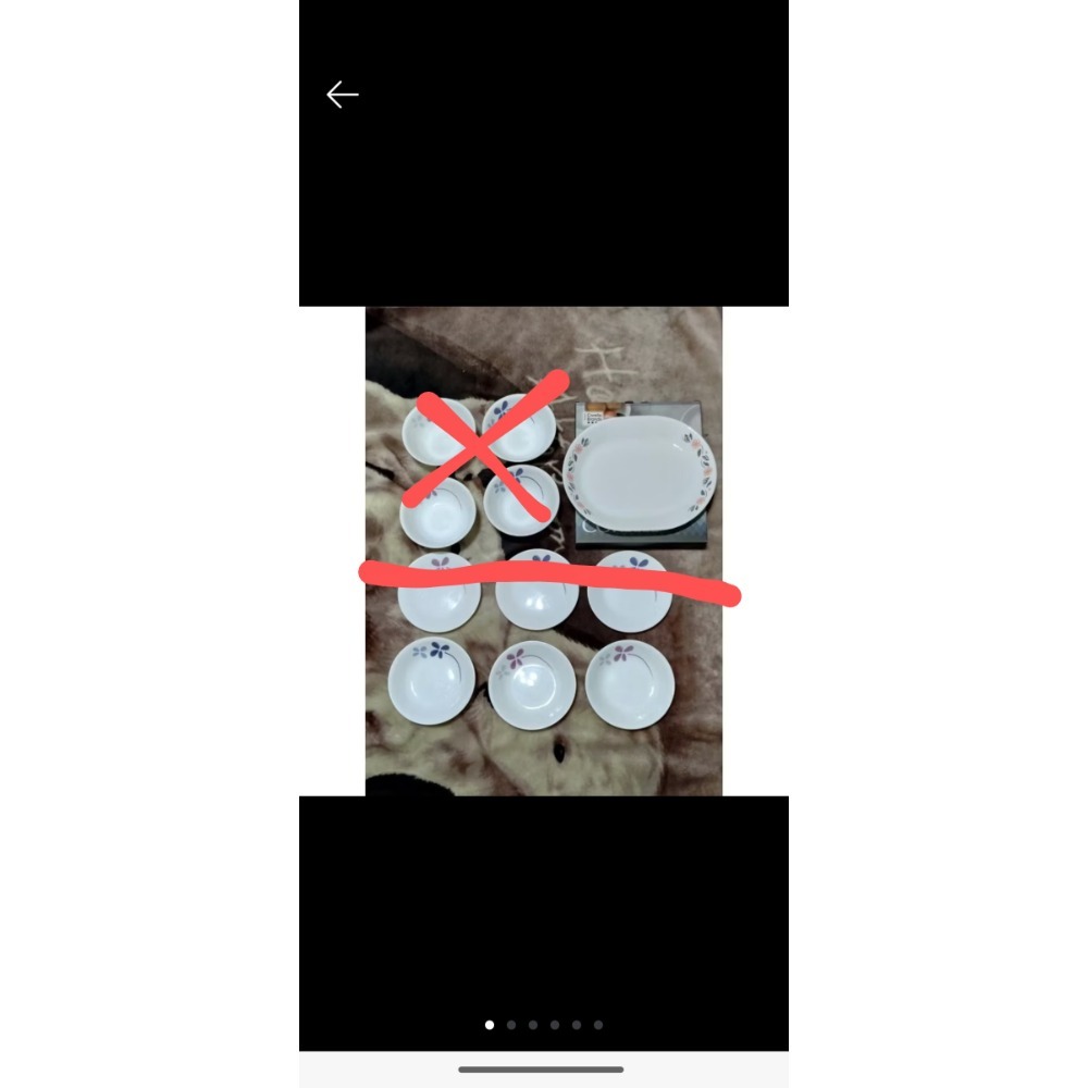 CORELLE 12吋腰子盤   康寧二手水果盤強化瓷 淺盤-細節圖5