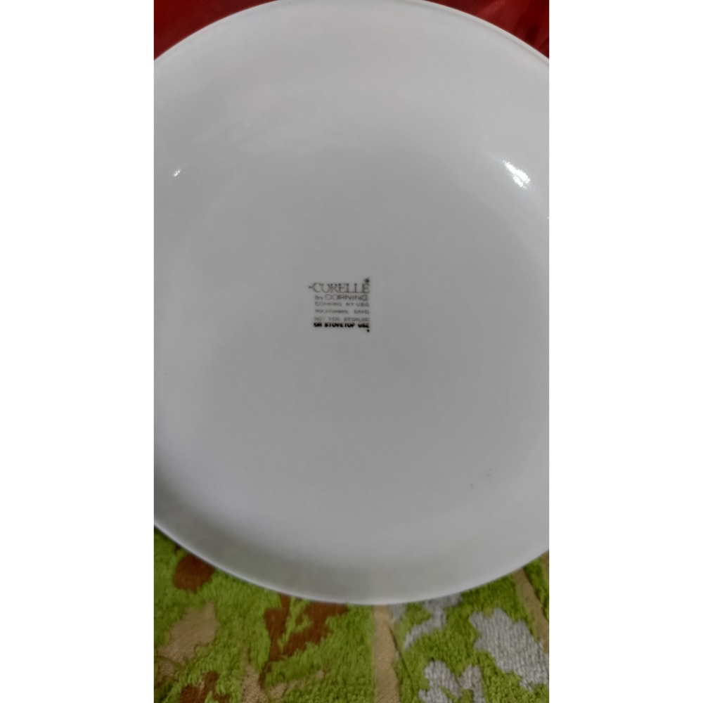 CORELLE 12吋腰子盤   康寧二手水果盤強化瓷 淺盤-細節圖9