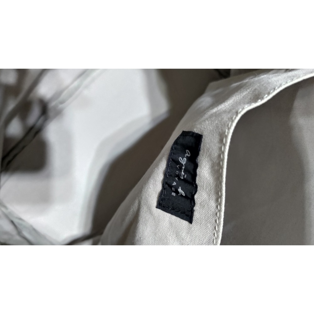 LANCOME 蘭寇 立體  防潑水 收納包 agnes b 雙色帆布 肩背包 托特包-細節圖7