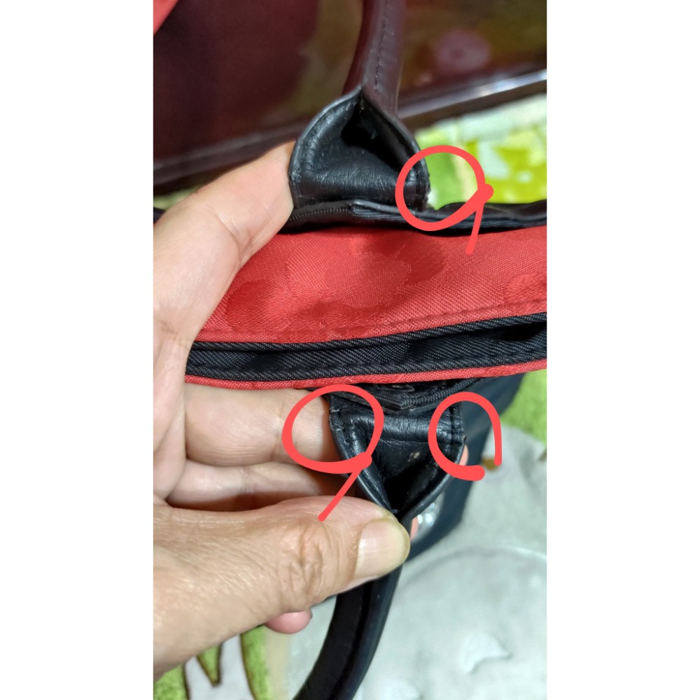 BERNIS貝爾尼斯 尼龍 真皮 手提包 肩背包 680-細節圖5