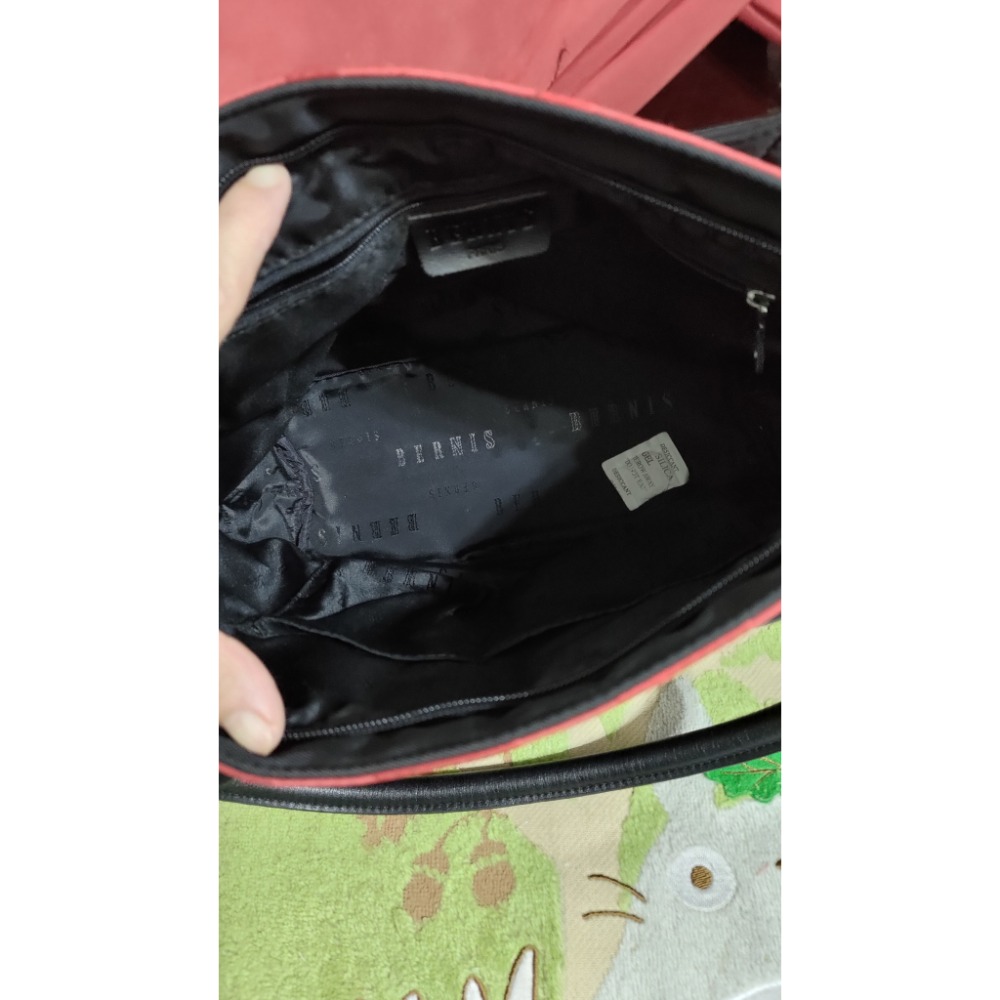 BERNIS貝爾尼斯 尼龍 真皮 手提包 肩背包 680-細節圖7