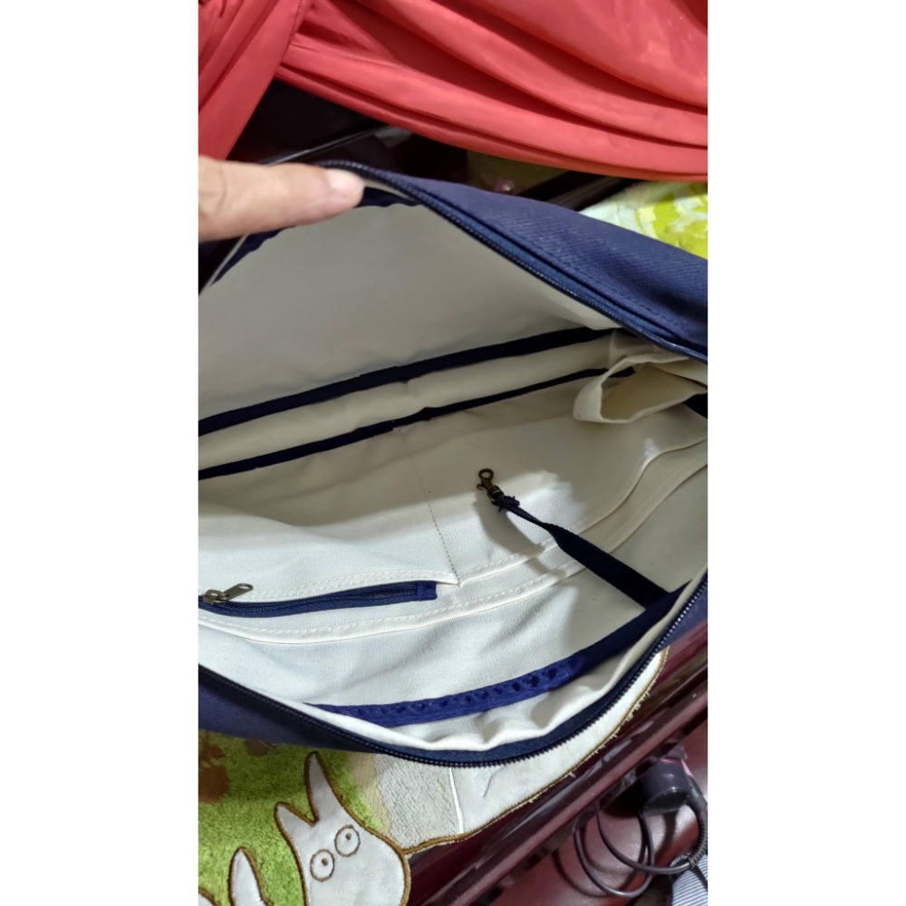 一帆布包 帆布經典 側背書包 肩背包大已售-細節圖3