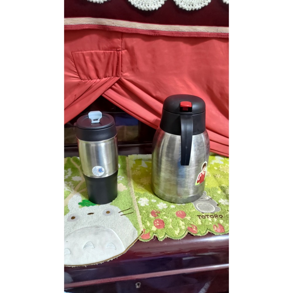 二手 ADS 保溫壺 1200cc 達拉斯牛仔隊 徽標 馬克杯含蓋 532ml-細節圖3