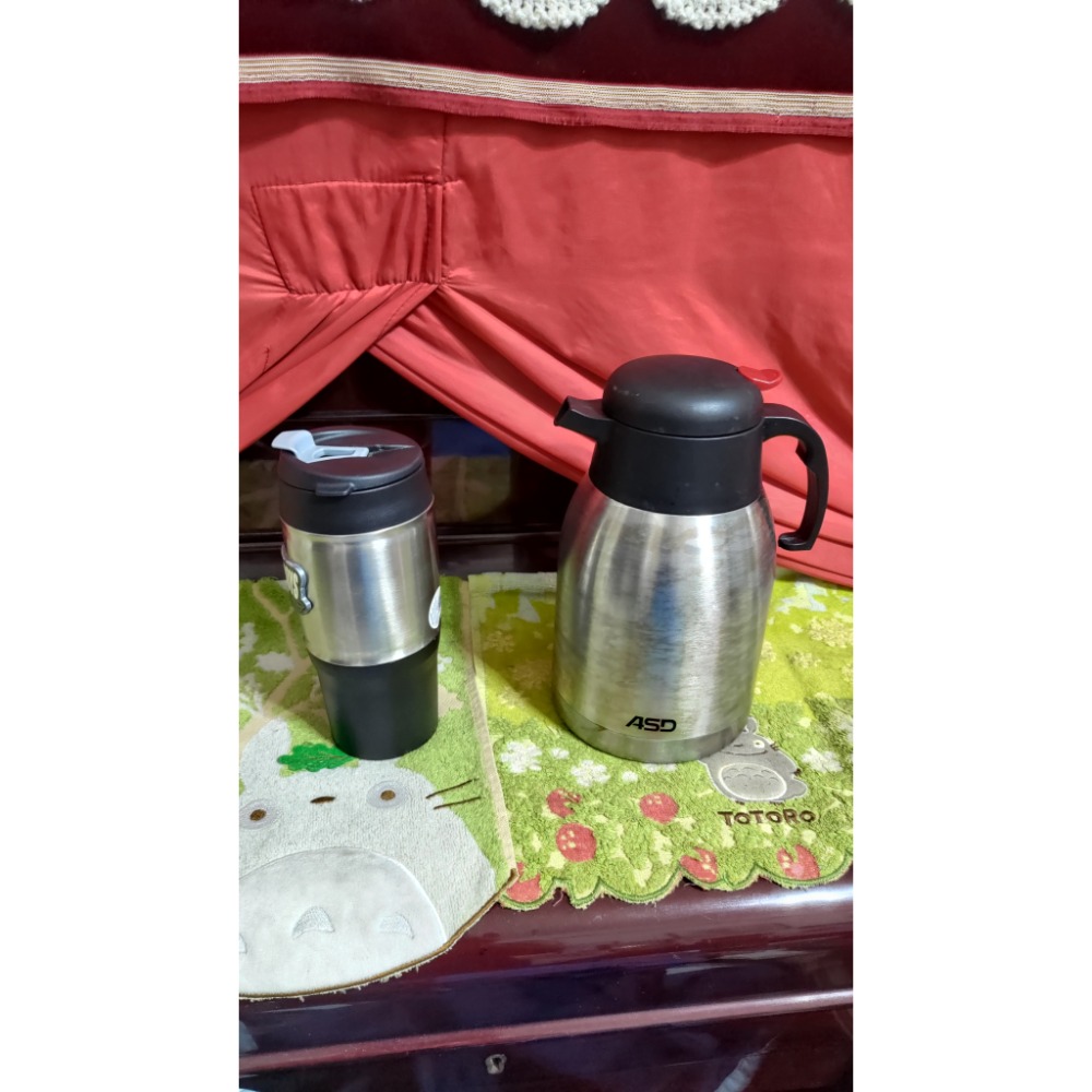 二手 ADS 保溫壺 1200cc 達拉斯牛仔隊 徽標 馬克杯含蓋 532ml-細節圖4