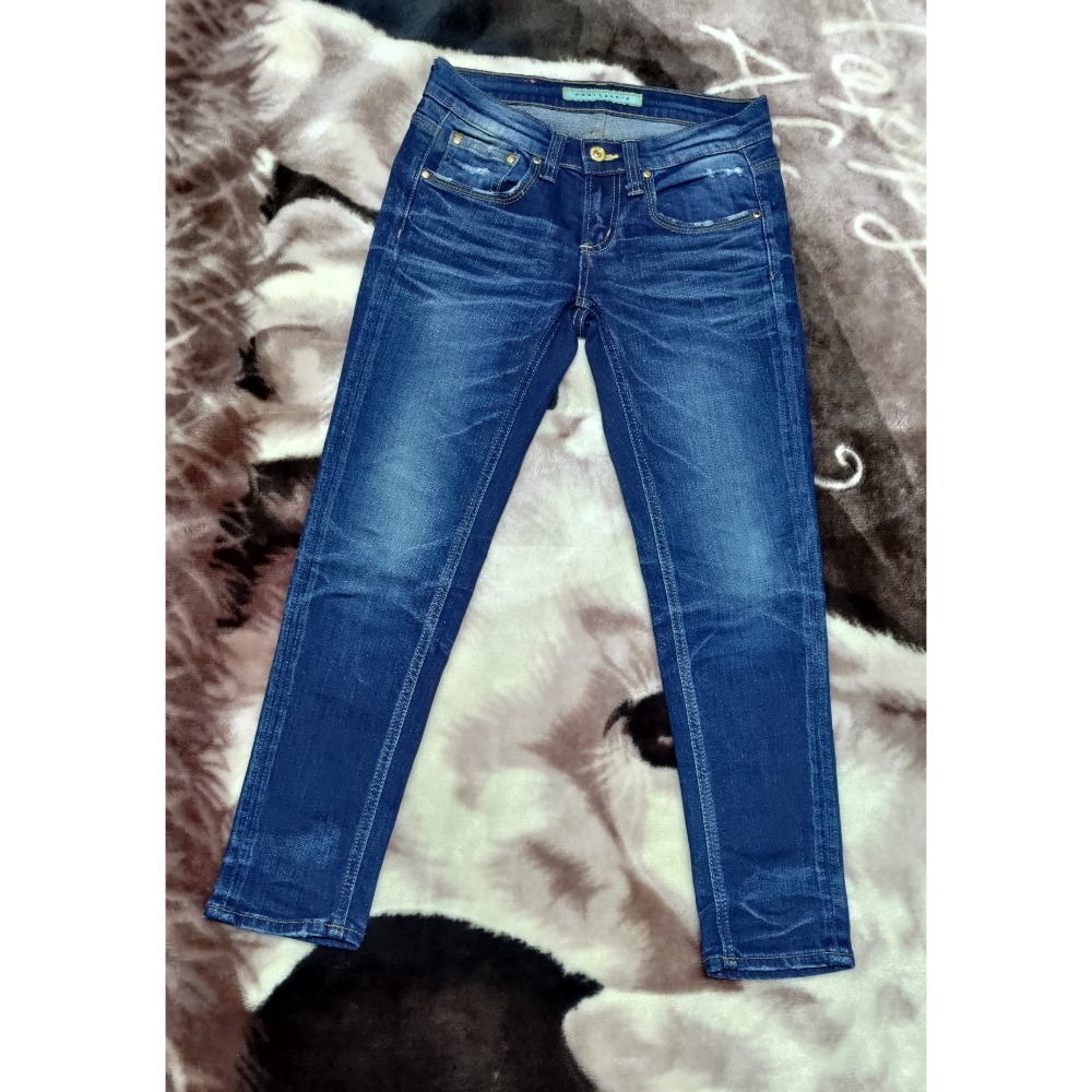 二手 Levis 男友褲 李維斯 24腰 彈性 牛仔褲 正韓RODIS DENIM 彈性 牛仔褲S 真皮logo李維已售-細節圖5