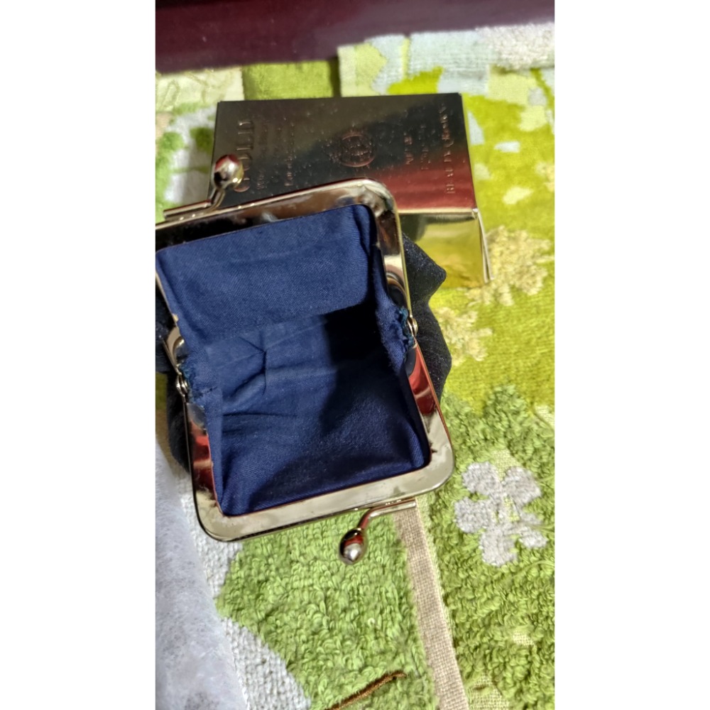 二手 手工拼布包半圓京都風 口金 零錢包 軟真皮百搭液下包 手提包-細節圖10