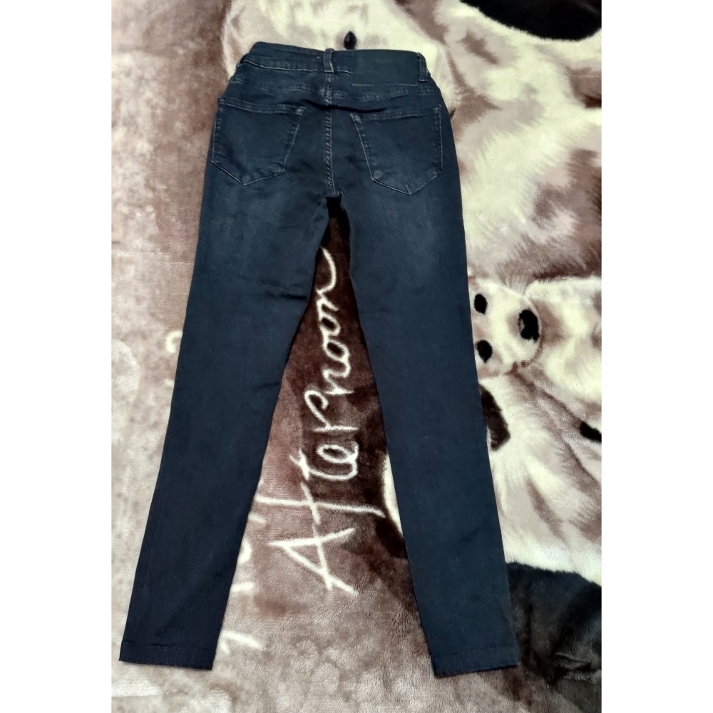 二手 ONE TEASPOON 高腰合身 彈性牛仔褲 22腰 Hollister 高腰無彈性 牛仔褲 23腰-細節圖2