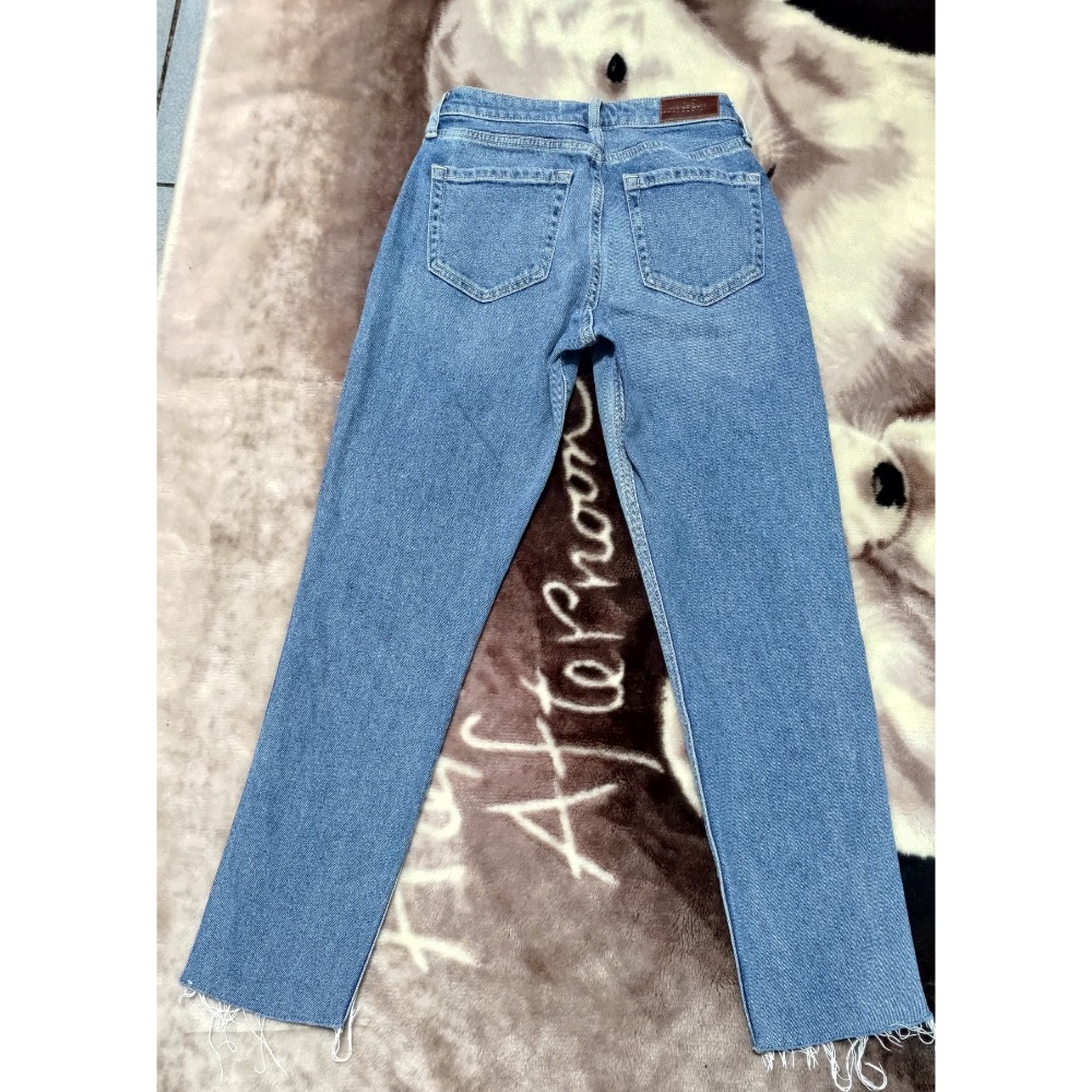 二手 ONE TEASPOON 高腰合身 彈性牛仔褲 22腰 Hollister 高腰無彈性 牛仔褲 23腰-細節圖7