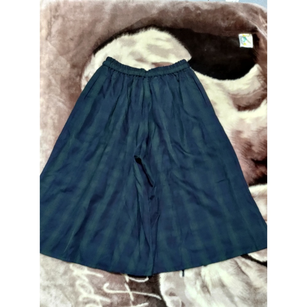 二手 earth music&ecology 褲裙160/66A  MOMA 長裙 38號-細節圖6