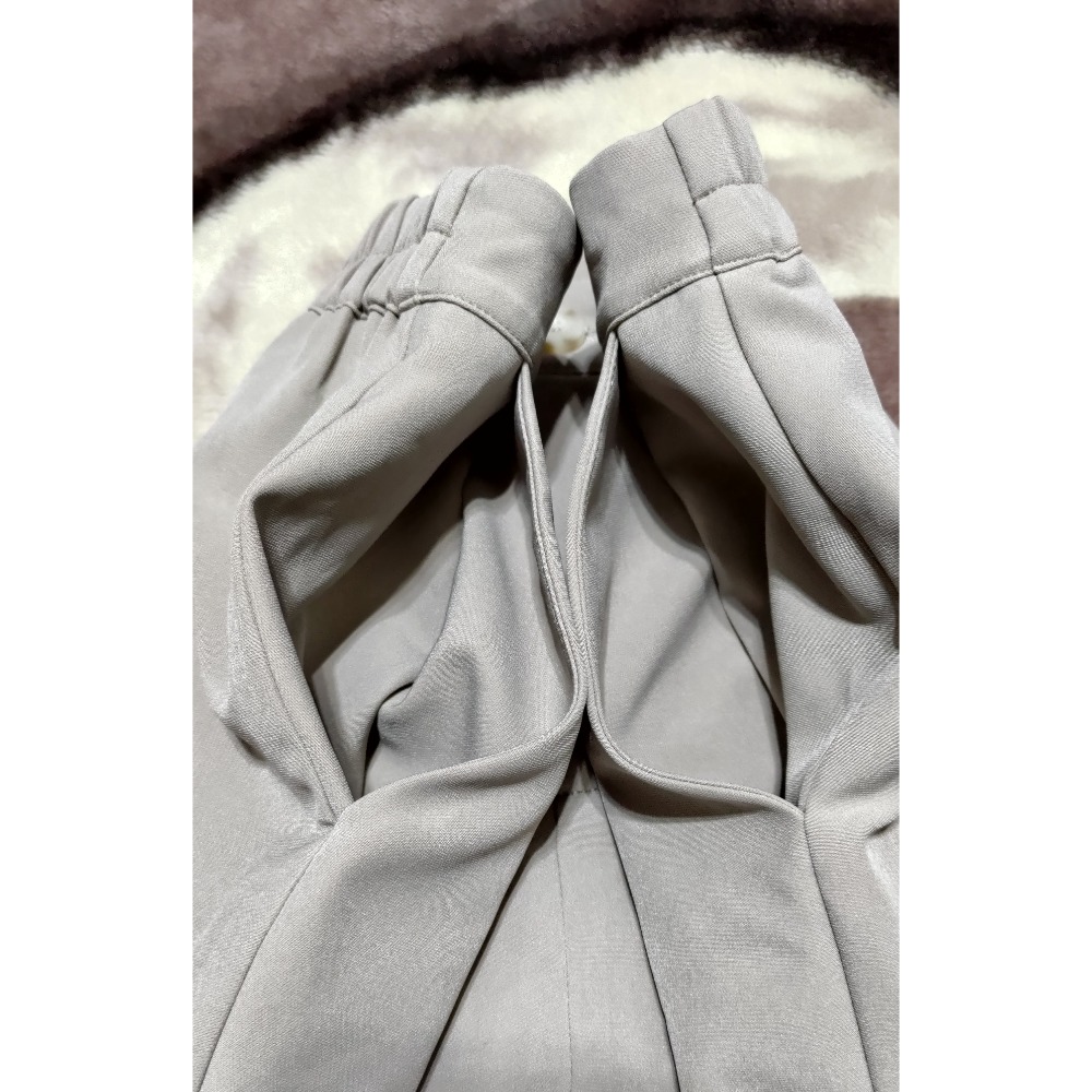 二手 AIR SPACE  長腿 彈性 開衩西裝長褲XL UNIQLO 休閒 短褲 XL 運動-細節圖8