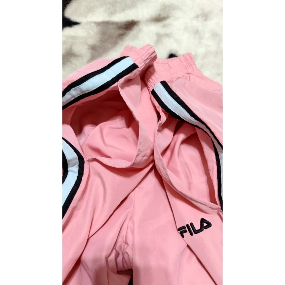 二手 久景 專櫃 牛仔裙 L FILA 刺繡logo 運動褲 L-細節圖4