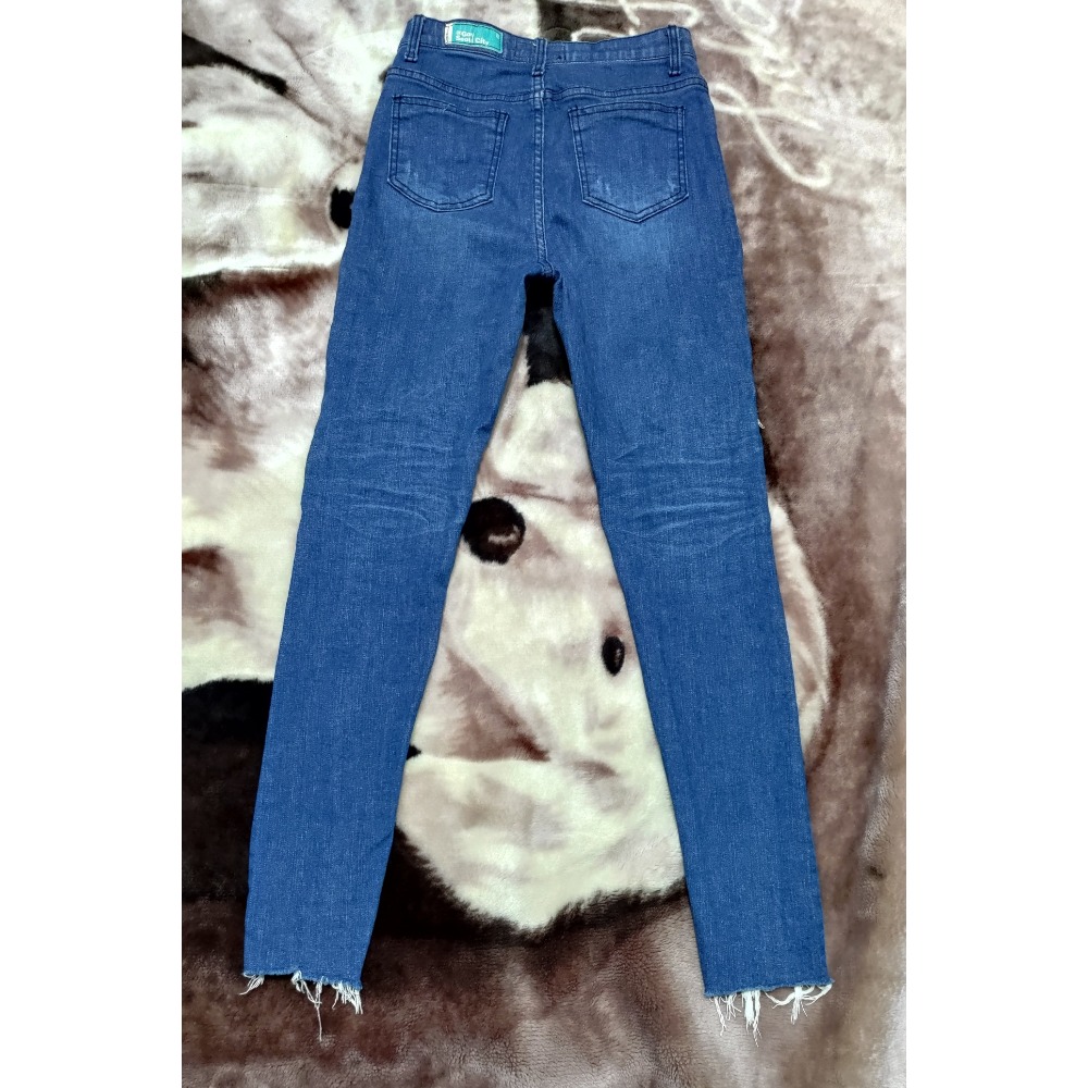 二手正韓 Gori 彈性 牛仔褲 S &DENIM 彈性 牛仔褲 25腰 160/64A-細節圖2
