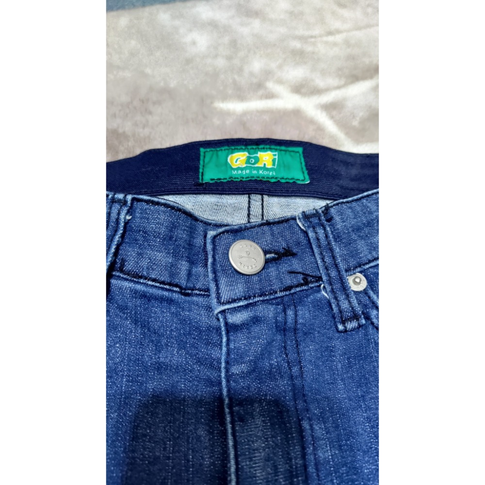 二手正韓 Gori 彈性 牛仔褲 S &DENIM 彈性 牛仔褲 25腰 160/64A-細節圖4