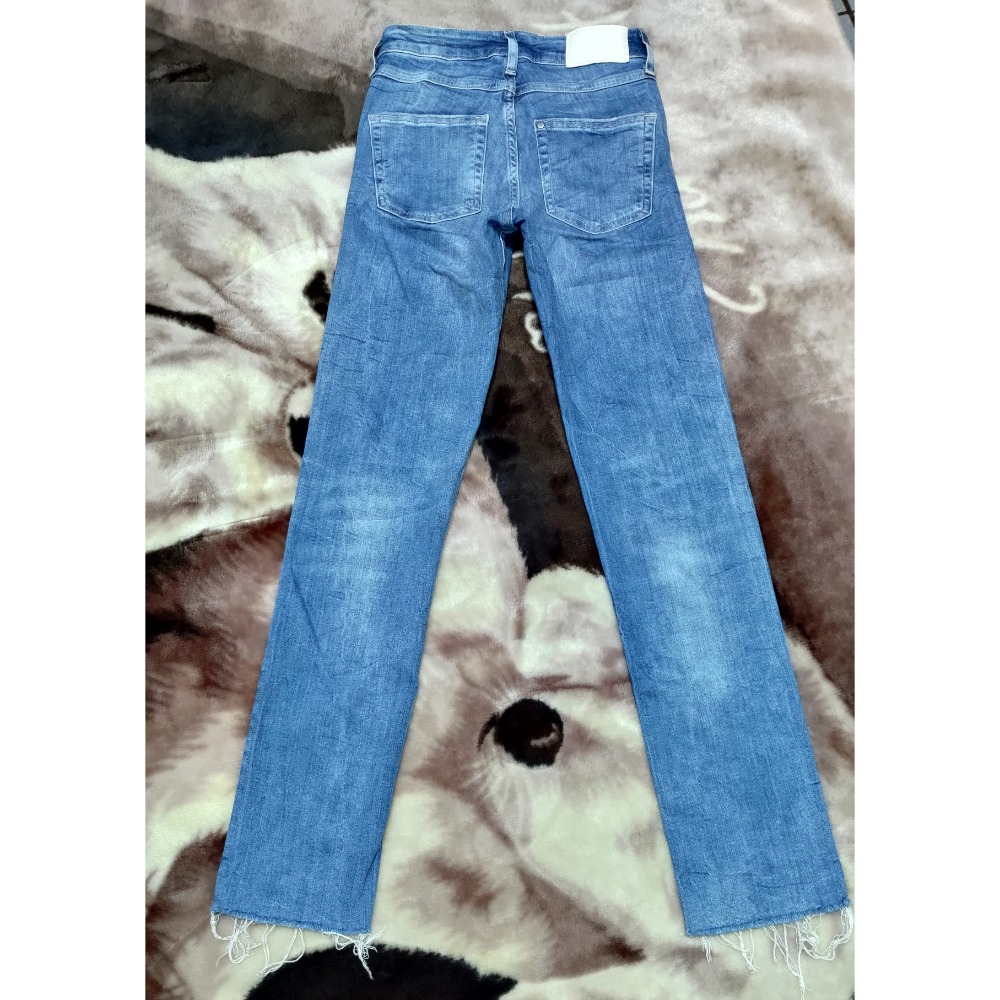 二手正韓 Gori 彈性 牛仔褲 S &DENIM 彈性 牛仔褲 25腰 160/64A-細節圖6