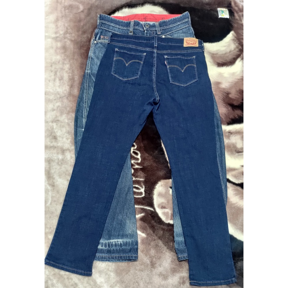 二手 EDWIN 鑀德恩 32腰 牛仔褲 男款 LEVIS 牛仔褲 32腰-細節圖2