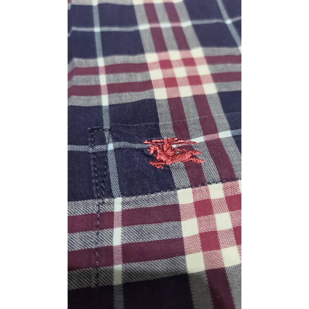 二手 短袖 格紋襯衫 L 男款-細節圖2